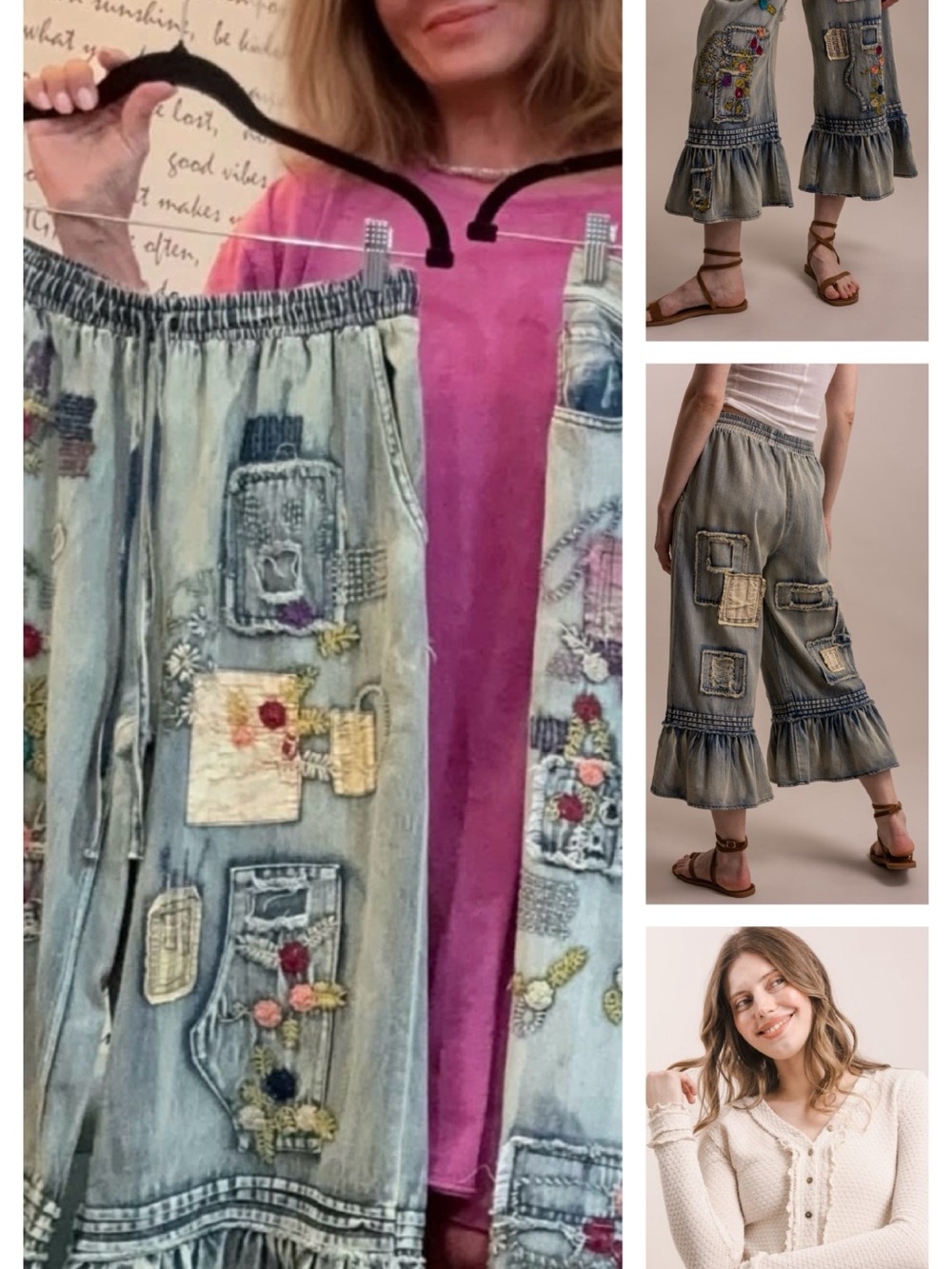 Little Darlin’ Patchwork Denim - Picture 3 of 3